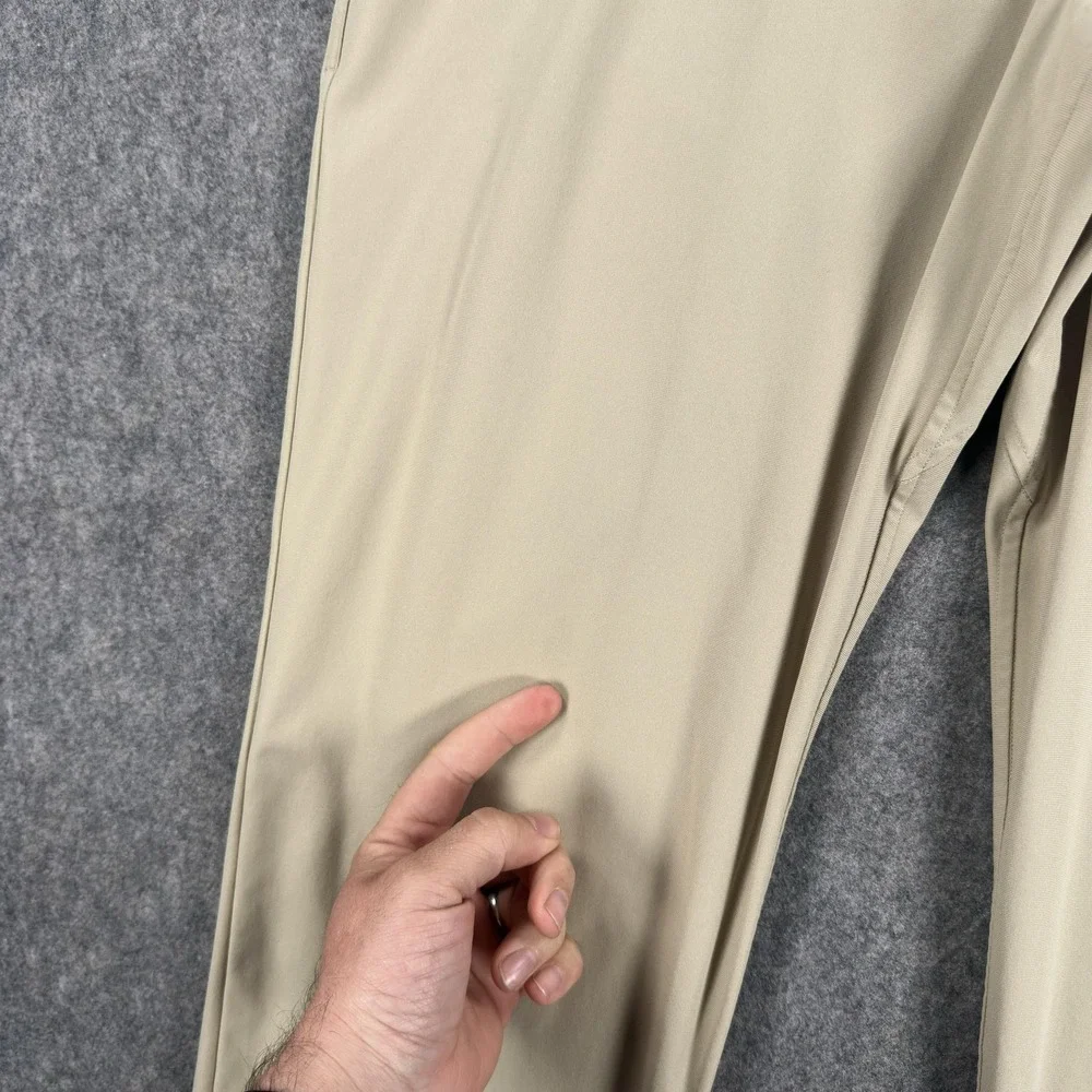 Lululemon ABC 5 Pocket Pants Mens 35x31 Beige‎ Stretch Chino Golf